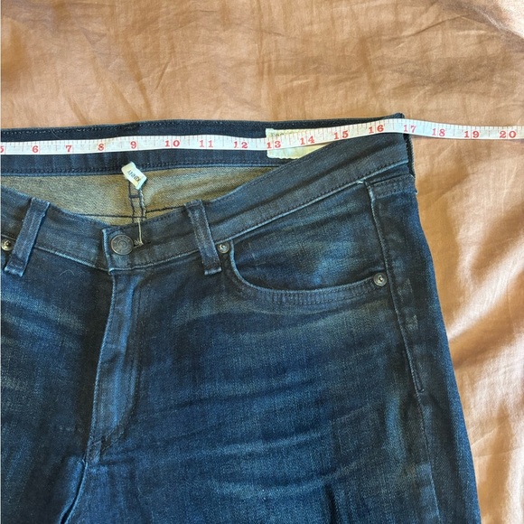 Rag & Bone Jeans Womens Size 31 Dark Blue Denim Skinny Leg Designer Classic - Picture 8 of 10